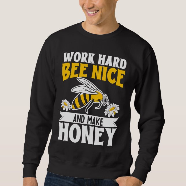 Bee Honey  Beekeeper Sweatshirt (Front)