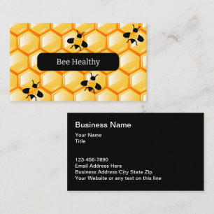 Bee Honey Business Cards Theme