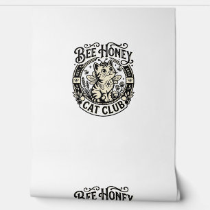 Bee Honey Cat Funny Cat Graphic - Bee Honey Cat Cl Wallpaper