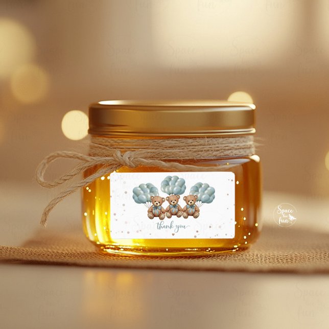  Bee Honey Jar Label  Teddy bear (Honey Bear Label, Cute Teddy Bear Honey, Bee Sweet Teddy, Teddy Bear Jar Label, Honey with Love, Ado)