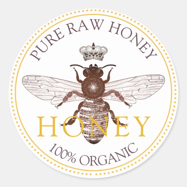 Bee Honey Label (Front)