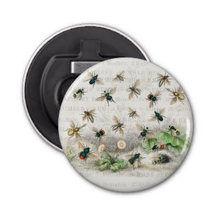 Bee Honey Worker Queen Bees Antique Bottle Opener