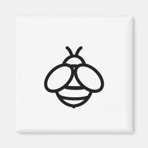 bee honeybee bumblebee Cute insect Magnet