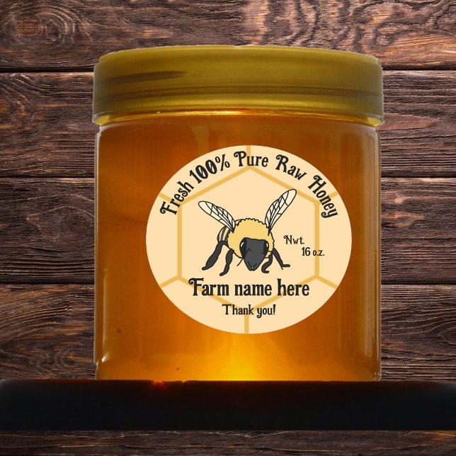 Bee Honeycomb Beekeeper Honey Farm Sticker (Creator Uploaded)