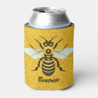 Bee Honeycomb Personalised Name Honeybee Hive