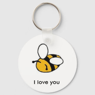 bee i love you key ring