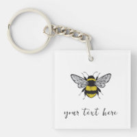 Bee Illustration – add your own text