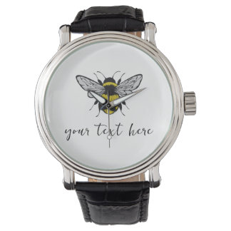 Bee Illustration – add your own text  Watch