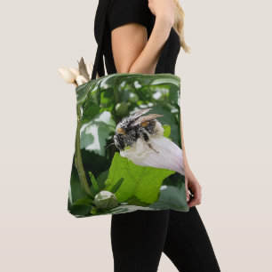 Bee in summer tote bag