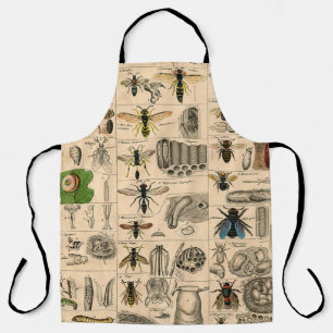 Bee Insect Bug Wasp Natural Nature Bees Painting Apron