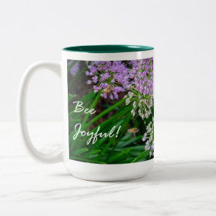 Bee Joyful Mug – Delightful Bees & Blooms Design