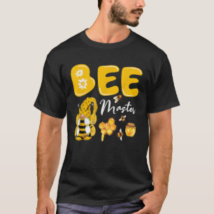 Bee Keeper Bee Master Gnome Honey Apiarist Bee Whi T-Shirt