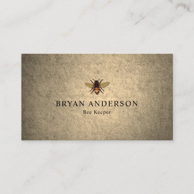 Bee Keeper Business Card (Front)