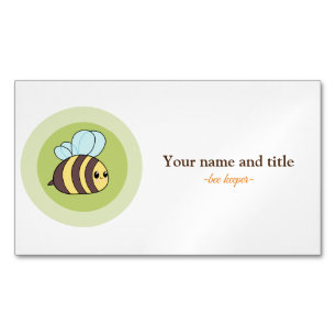 Bee keeper design customisable business card