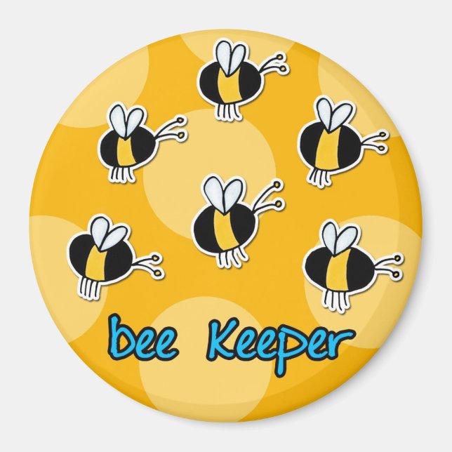 bee keeper magnet (Front)