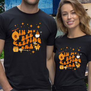 Bee Keeping Era Hobby Custom Text on Back T-Shirt