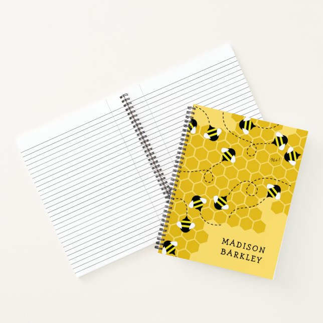 Bee Kid's Cute Beehive Notebook (Inside)