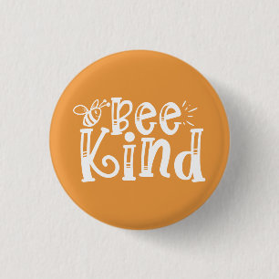 Bee Kind 3 Cm Round Badge