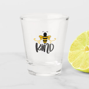 Bee kind be kind orange anti bullying unity day shot glass