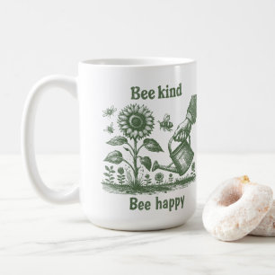 Bee Kind Bee Happy for Environmental educators Coffee Mug