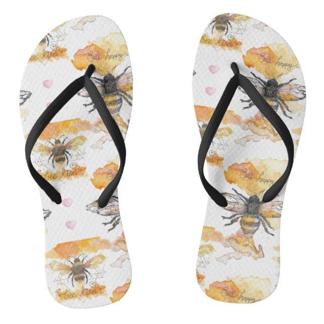 Bee Kind - Bee Happy Thongs (Footbed)