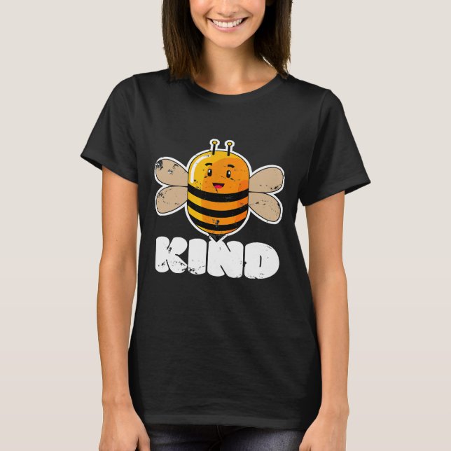 Bee Kind Beekeeper Love Cool Graphic Design T-Shirt (Front)