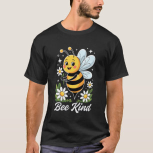 Bee Kind Beekeeping Kindness Flower Beekeeper Bumb T-Shirt