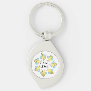 Bee Kind Bees Key Ring