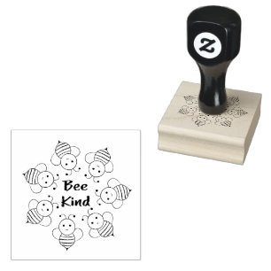 Bee Kind Bees Rubber Stamp