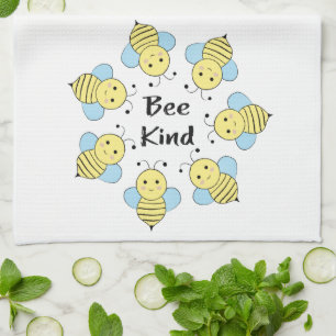 Bee Kind Bees Tea Towel