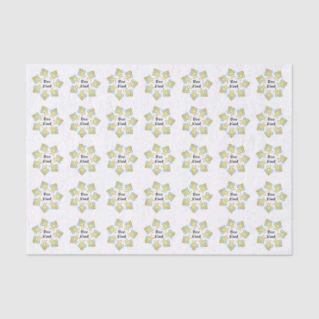 Bee Kind Bees Tissue Paper (Front)