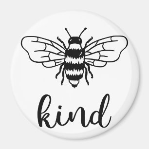 Bee Kind Black Magnet
