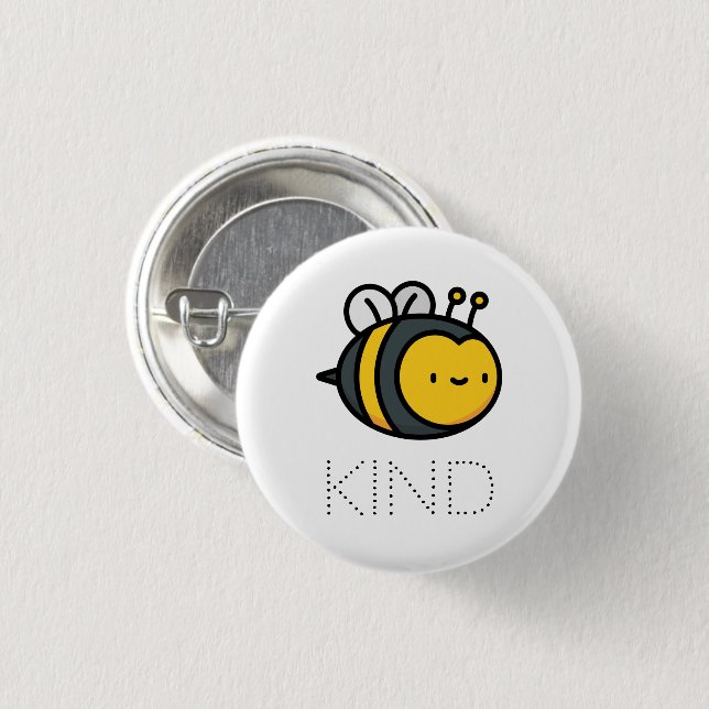 Bee Kind Button (Front & Back)