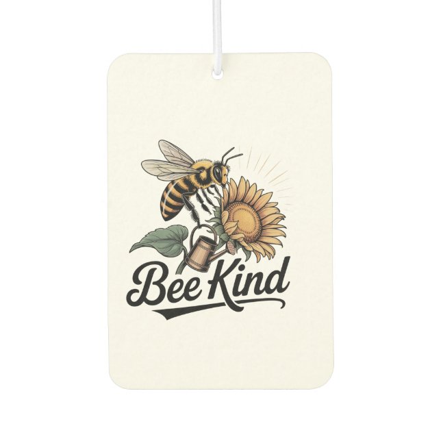 Bee Kind Car Air Freshener  (Front)