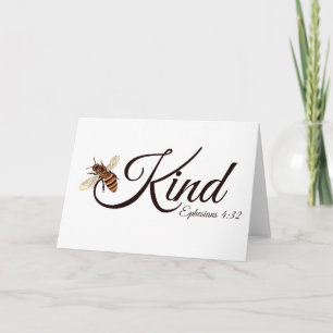 Bee kind  card