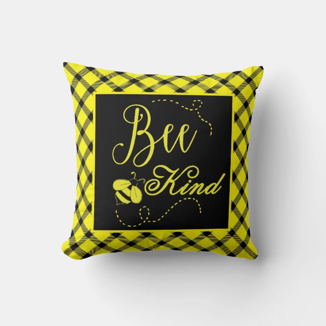 Bee kind cushion (Front)
