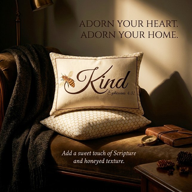 Bee kind   decorative cushion (Creator Uploaded)