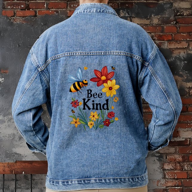Bee Kind Denim Jacket (Bee Kind Denim Jacket)