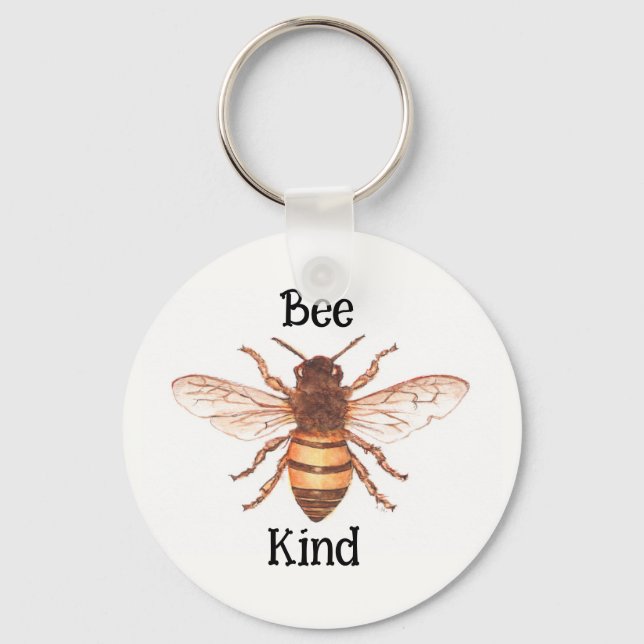 Bee Kind Key Ring (Front)