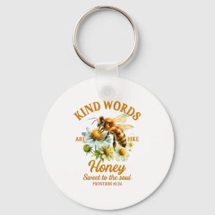 Bee Kind Kindness Motivational Kind Words Are Like Key Ring