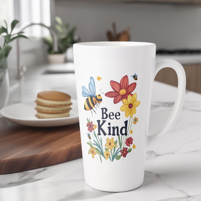 Bee Kind Latte Mug (Creator Uploaded)