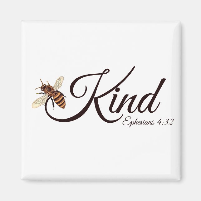 Bee kind   magnet (Front)