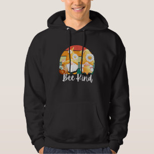 Bee Kind Positive Love women Kids Mum Bee Cute 20 Hoodie