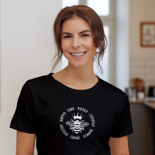 Bee Kind Simple Modern Inspirational Typography T-Shirt