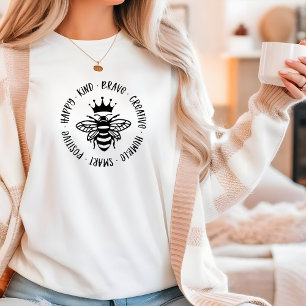Bee Kind Simple Modern Inspirational Typography T-Shirt