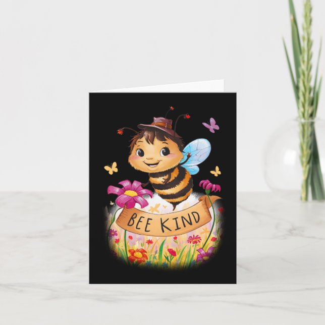 Bee Kind Sticker2  Card (Front)