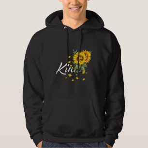 Bee Kind Sunflower Autism Awareness Sunflower Kind Hoodie