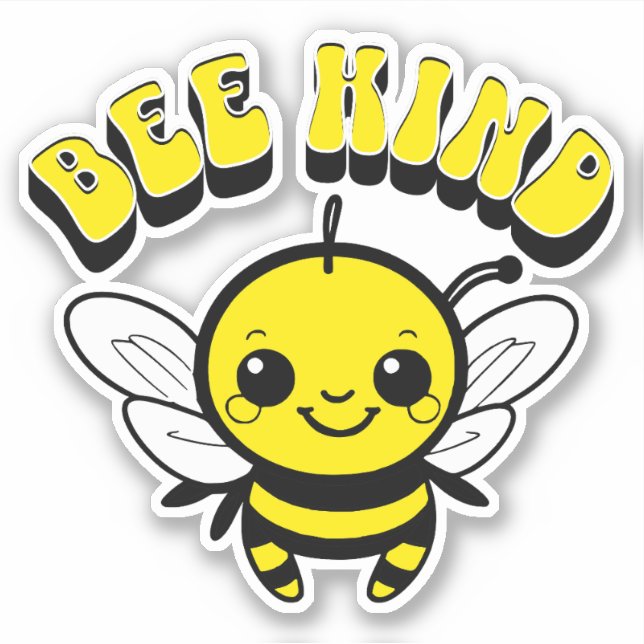 Bee kind text design (Front)