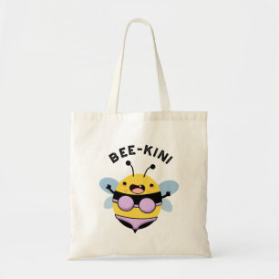 Bee-kini Funny Bee Puns Tote Bag