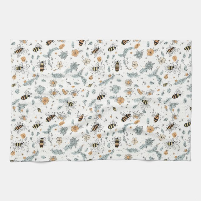 Bee Kitchen Towels (Horizontal)